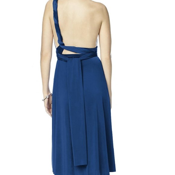 Dessy Twist Wrap Dress - Picture 2 of 4